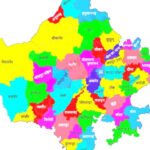 राजस्थान के सभी 50 जिलों का नक्शा